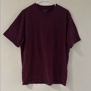 American Eagle Outfitters Red Short Sleeve Tee